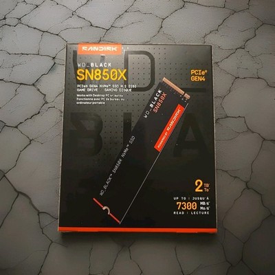 SanDisk /WD_BLACK 2TB SN850X NVMe Internal Gaming SSD - Gen4 PCIe, M.2 2280