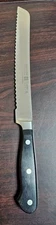 Wusthof Classic Germany 4149 Serrated Bread Knife 20cm Black Handle