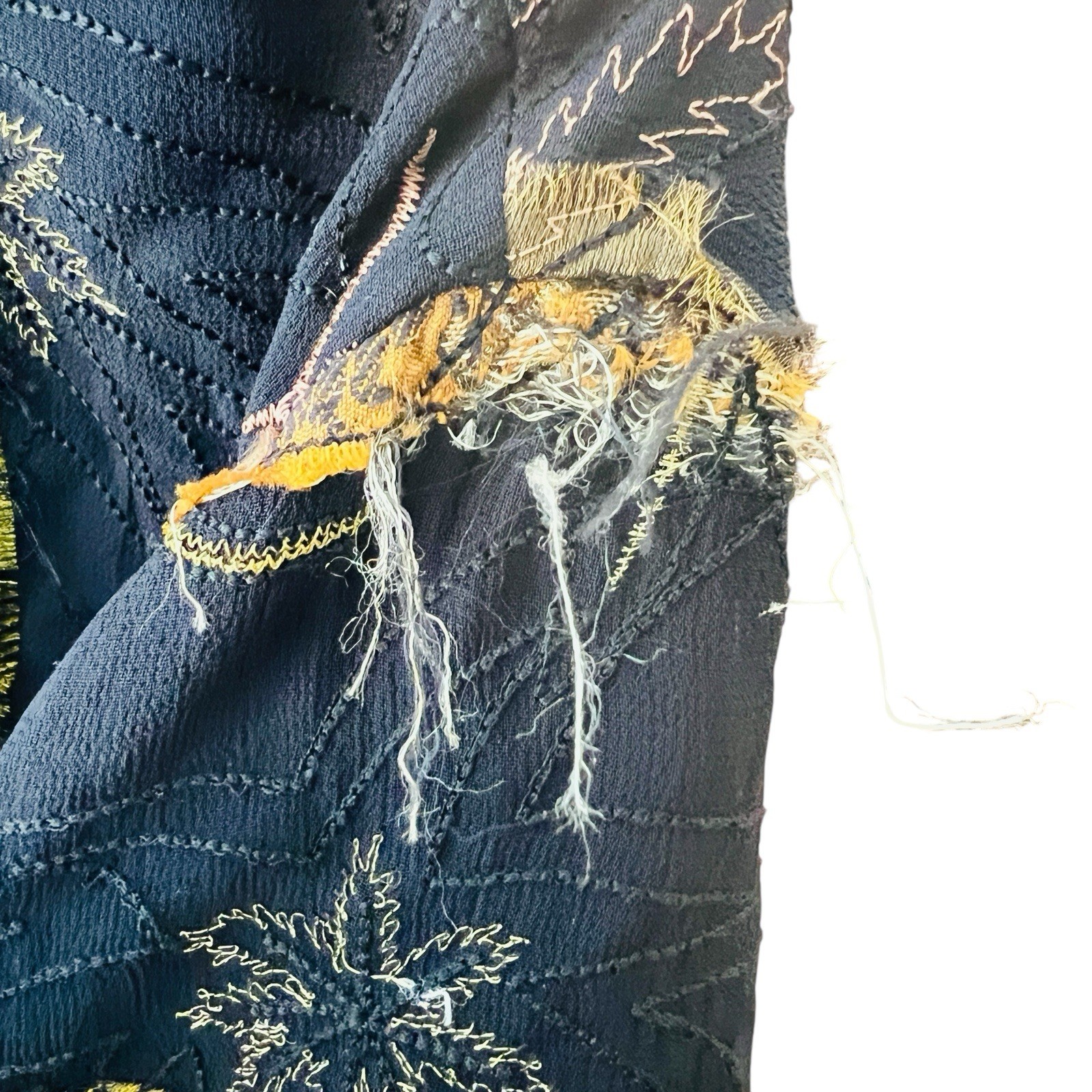 Chicos Blazer Jacket Patchwork Tapestry Boho Flor… - image 8