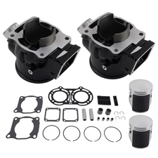 Cylinder Piston Gasket Top End Rebuild Kit for Yamaha Banshee 350 YFZ350 1988