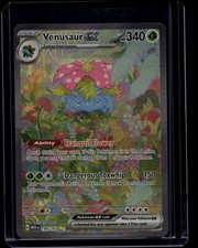 Pokemon TCG Venusaur ex 198/165 Scarlet Violet 151 Special Illustration Rare NM
