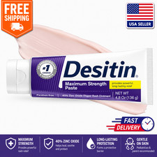 Desitin Maximum Strength Baby Diaper Rash Cream, Zinc Oxide, 4.8 oz