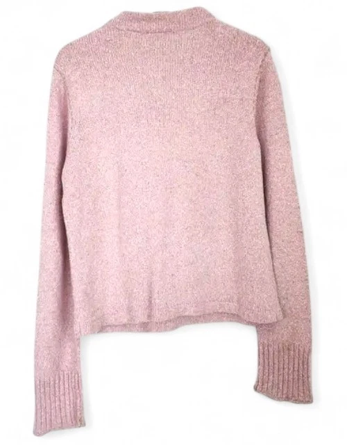 Suéter De Colección Crazy Horse Rosa Cuello en V L Cottagecore Coqueta Acogedor Romántico Cabaña Foto 2 de 4