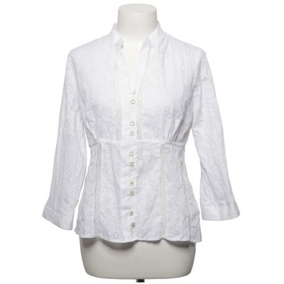 Florence + Fred, Bluse, Größe: 40, Weiß, Baumwolle/Polyester, Blumen, Damen #myD