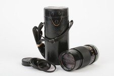 Canon FD 200mm F4 Telephoto Lens, Caps, Pola, Case, Very Clean, Nice