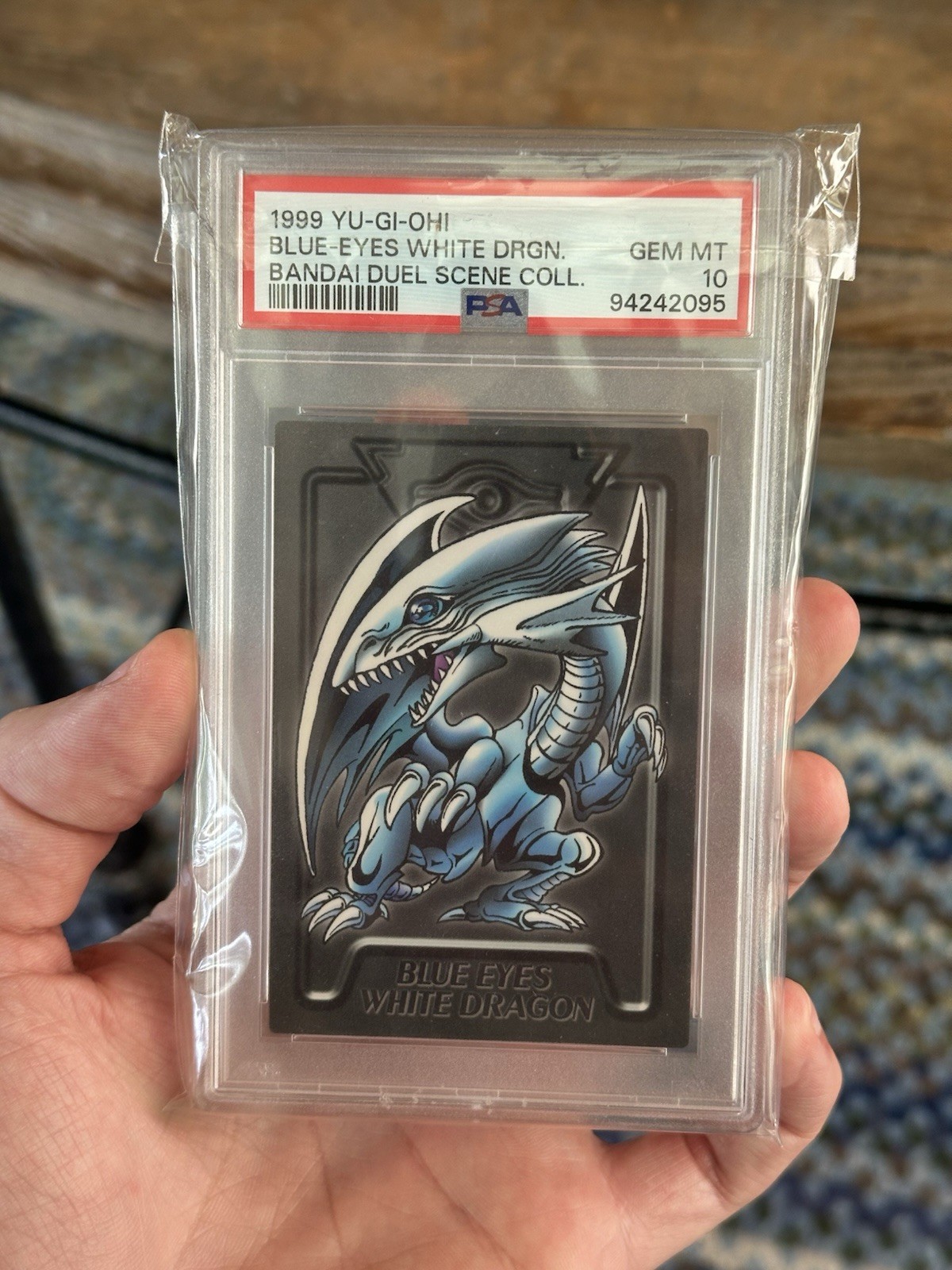 Yu-Gi-Oh! TCG Bandai Duel Scene Blue-Eyes White Dragon 1999 PSA 10 Gem Mint