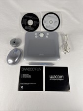 Wacom Bamboo Fun CTE-450S Drawing Tablet w/ Pen, Mouse, Software
