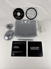 Wacom Bamboo Fun CTE-450S Drawing Tablet w/ Pen, Mouse, Software