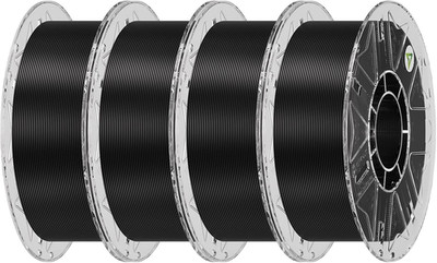 Hyper PLA Filament 1.75Mm Bundle 4KG, RFID 3D Printer Filament for High-Speed Pr