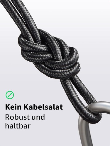 UGREEN USB C Ladekabel QC 3.0 USB C Kabel USB 3.0 5Gbps Nylon USB auf USB C (2m) - Bild 6 von 7
