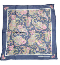 Vintage Floral Paisley Bandana Wamcraft RN 14193 Cottage Core Outdoor Scarf