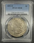 1891-O XF40 Morgan Silver Dollar $1 - Circulated Original