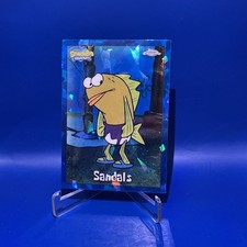 2025 Topps Chrome SpongeBob SquarePants 25th Anniversary Sapphire Sandals
