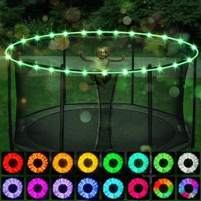 Trampoline Lights, LED Lights for 16Ft 14Ft 12Ft 10Ft, Jump Control 16 Color ...