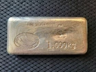 Johnson Matthey Australia Poured 999 Kilo Silver Bar