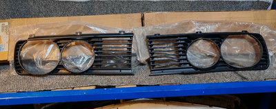 BMW E28 5 Series 535i 533i 528i Front Headlight Grill set Unicar Italian Made