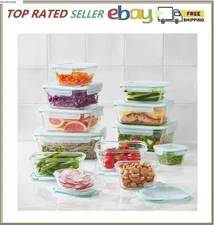 Member's Mark 24-Piece Glass Food Storage Set By Glasslock