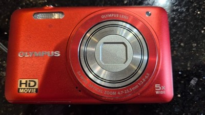 Olympus VG-120 Digitalkamera 14MP HD Movie Kamera Rot Kompaktkamera