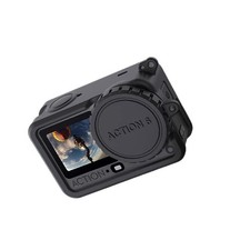   For DJI Osmo Action 6 Camera Silicone Protective Cover Case with Lens Cover Cap