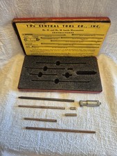Central Tool Company No. 85 86 Inside Micrometer Winstructions In Padded Case