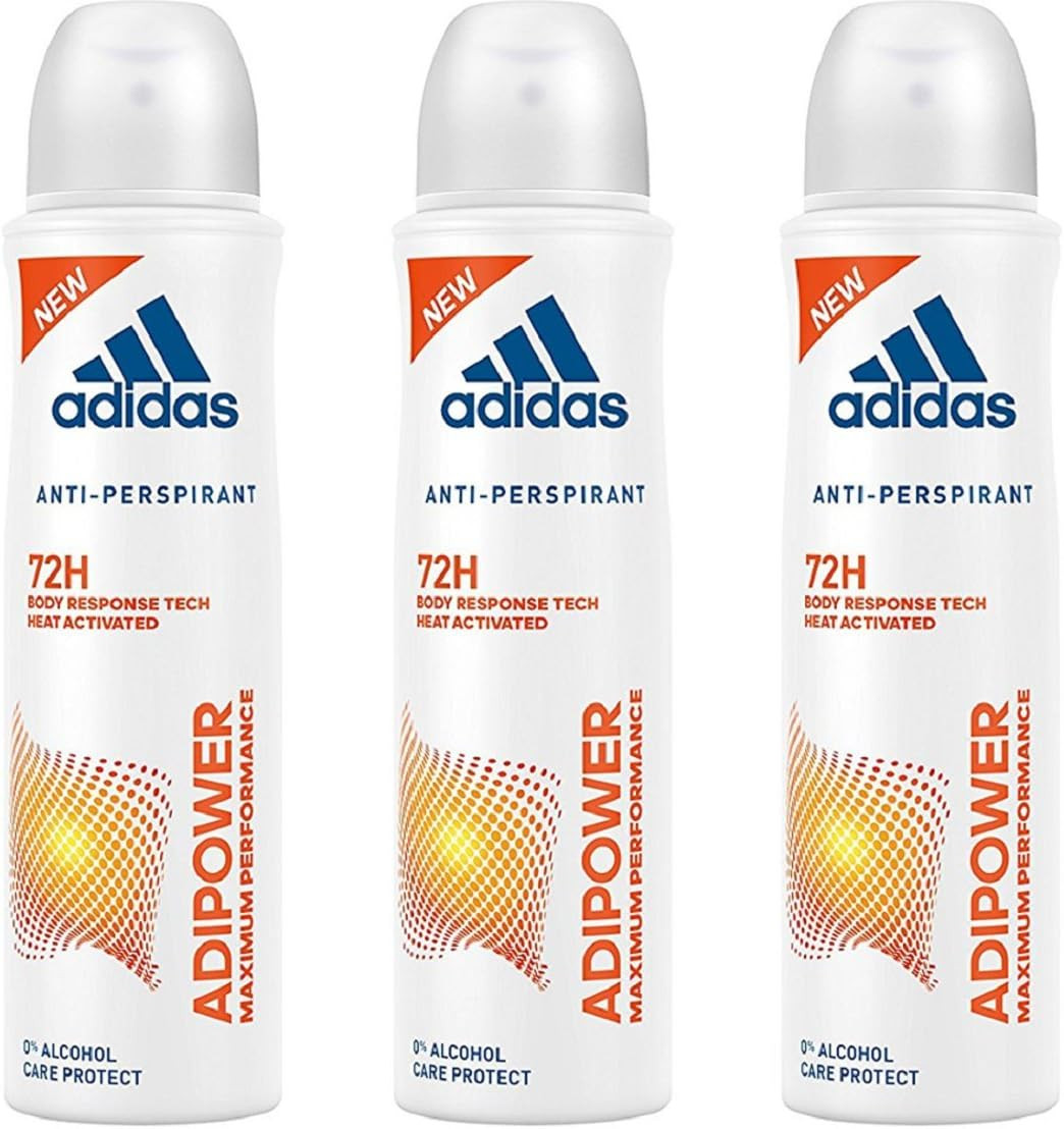 x Adidas 72H Anti Perspirant Female Body Spray 150ml Adipower