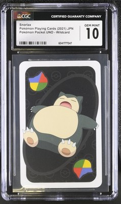 CGC 10  | Pokemon Snorlax | Pok^mon Pocket UNO | 2021 | JP