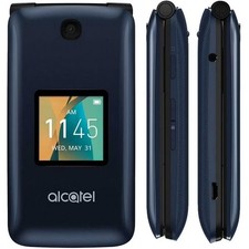 Alcatel Go Flip 4044N - Blue Unlocked Flip Phone - EXCELLENT