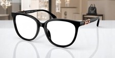 COACH HC6260U 5002 Black Demo Lens 54 mm Women's Eyeglasses