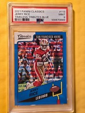 2021 Panini Classics - Legends Jerry Rice #113 Timeless Tributes Blue /5