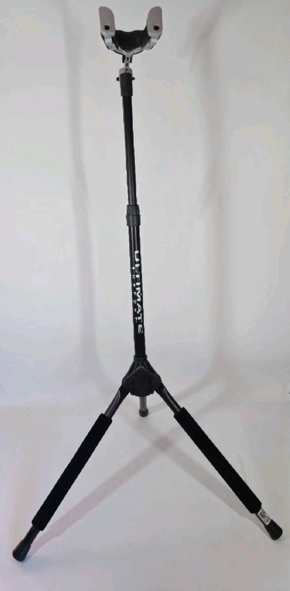 Ultimate Support – Double Guitar Stand Pliable Style Hanging – Support Guitare 3 Pieds Noir, Hauteur Réglable 87,6–110,5 Cm