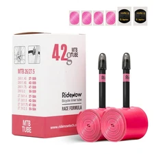 RideNow Bike Inner Tube 2-Pack MTB 26-27.5" 1.3-2.0" TPU Puncture Resistant Ligh