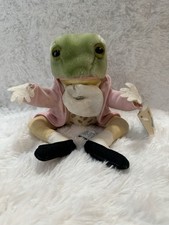 Eden Vintage Mr Jeremy Fisher Plush Frog Beatrix Potter