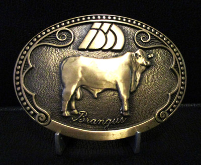 *TONY LAMA Brangus Bull Cow Sire Belt Buckle Cattle Breed Series FIRST Edition