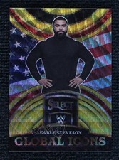 2023 Panini Select WWE Global Icons Gold Wave Prizm 3/10 Gable Steveson #13 0fu2