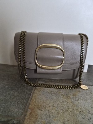 See By Chloe Hopper Leather Clutch Shoulder Purse