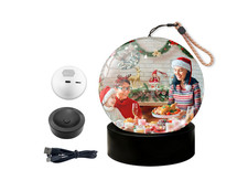 Customizable Video  Photo Memory Display Wifi Frame Hanging Tabletop 2.7" Orb