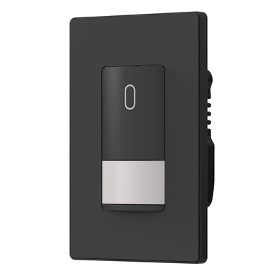 Matte Black Single Pole Occupancy Motion Sensor Light Switch, Need Neutral Wi...