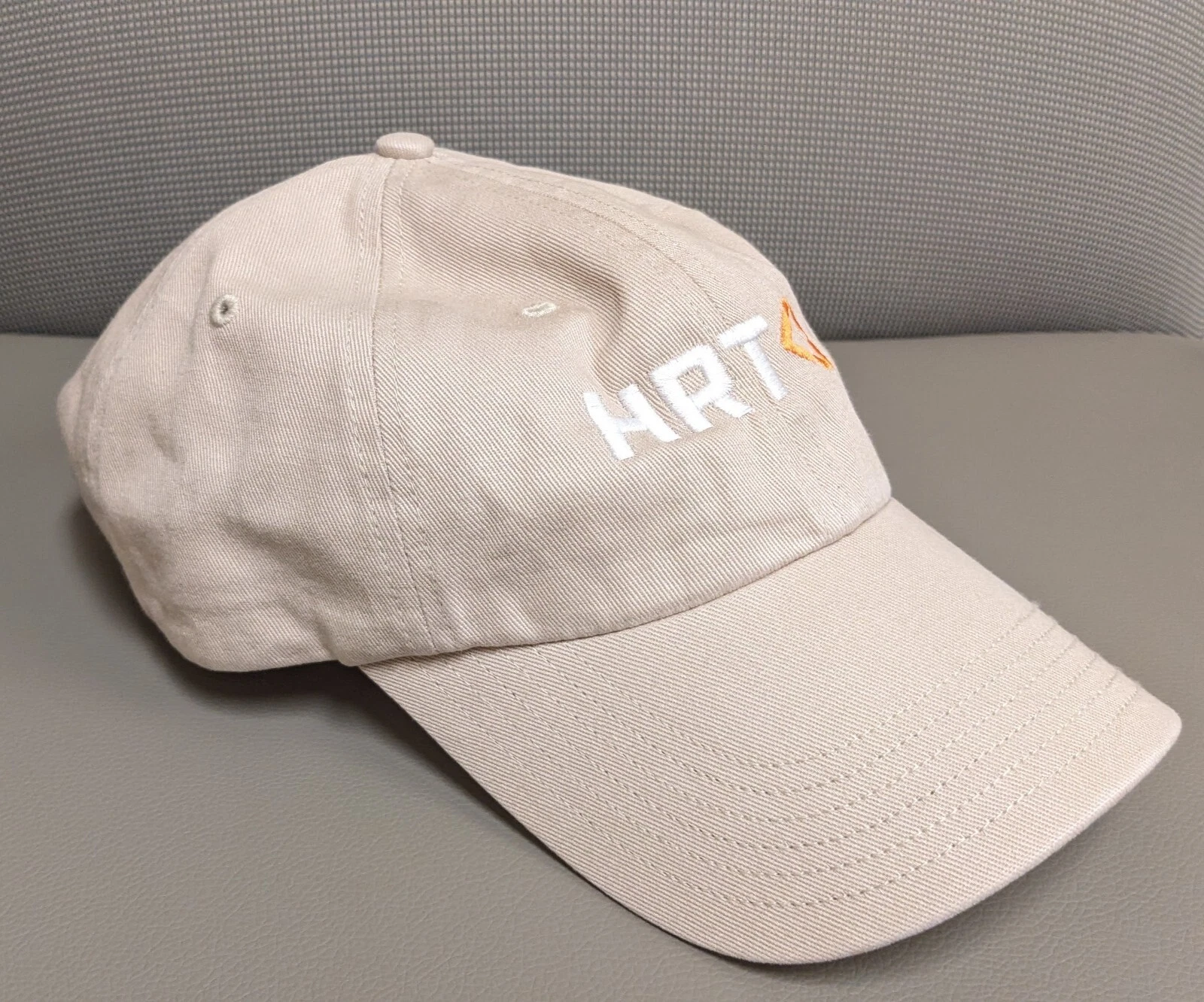 Hudson River Trading (HRT) Hat – Adjustable Beige Baseball Cap – NEW
