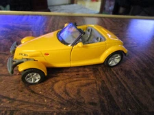 1999 New Ray Yellow Daimler Chrysler Plymouth Prowler Die-Cast Car 5"