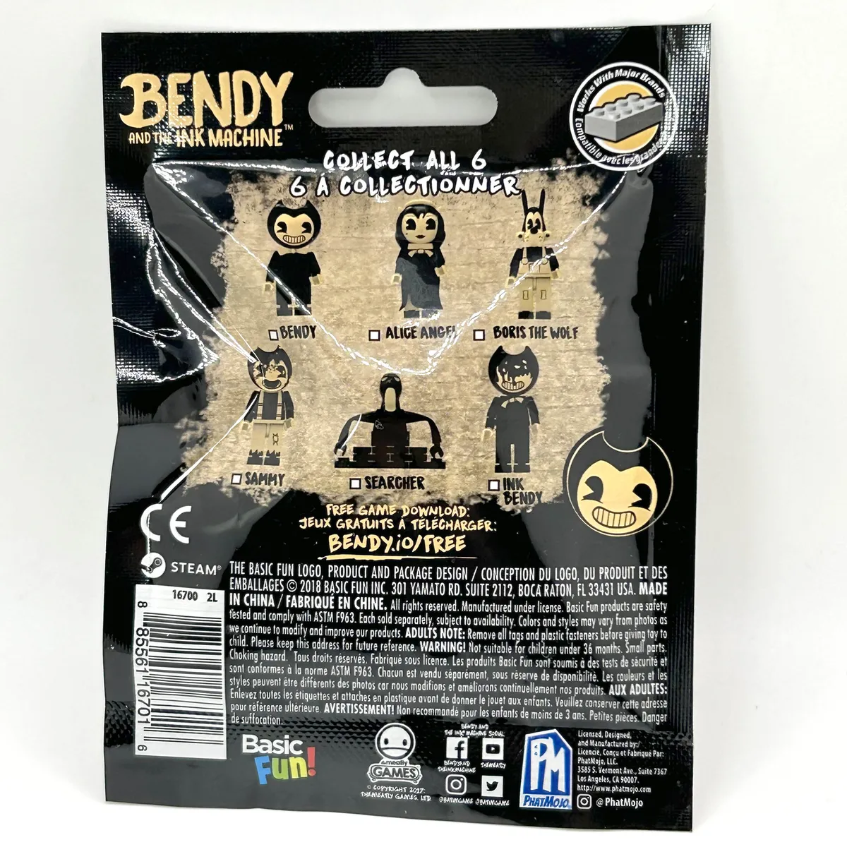 Pick Your Set of 6 Bendy and the Ink Machine Digital Download 