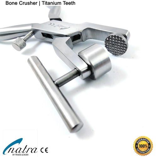 Dental Bone Mill Crusher Morselizer Plier Titanium Head Plate Implant Bone Graft - Picture 5 of 6