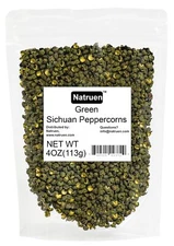 Natruen Szechuan Green Peppercorn Whole 4oz, Green Sichuan Peppercorns