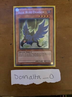 Yugioh! Blue Rose Dragon Secret Rare Español Exvc-sp099 1st