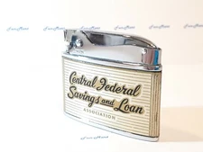 IN BOX Vintage NOS Advertising LIGHTER / Complete, Clean, & Works Great!  [3033]