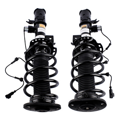 Pair Front Shock Struts Assemblies w/Electric For 2017-2020 Lincoln Continental