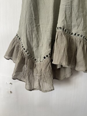 FREE PEOPLE Freya Mini Dress w/ Pockets & Lace Accents - Pale Green - XS  NWOT | eBay