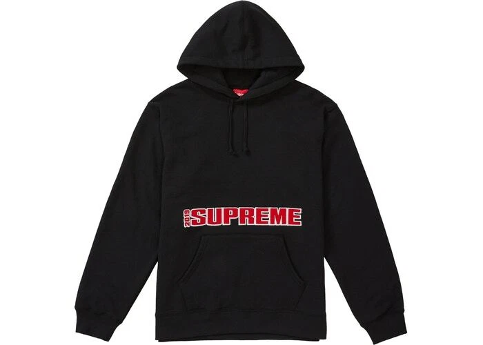 Supreme Blockbuster Hooded Sweatshirt Black Hoodie Size XL