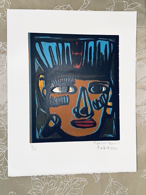 ORIGINAL PRINT BY PAULINE MANTIN OF THE ARC IN CALIF LTD ED 3/5 SIGNED PHARAOH