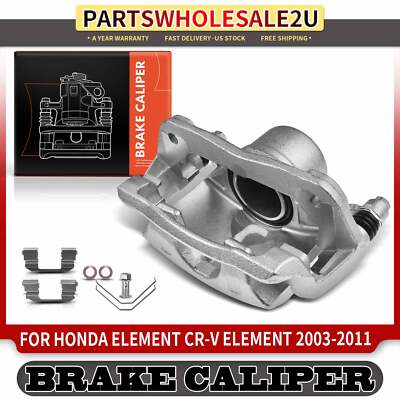 2-Piece Front Disc Brake Calipers W/ Brackets – Fits 2002–2004 Honda CR-V & Element