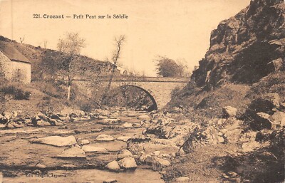 CROZANT - CREUSE - CPA 23 - Jolie carte couleur Les ruines EUR 4,90 - FR
